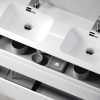 Тумба под раковину Sancos Urban UR120-2W 120х50 подвесная цвет белый